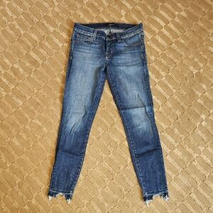 J Brand Faded Indigo Skinny Jeans